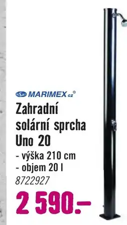 Hornbach Zahradní solární sprcha Uno 20 nabídka