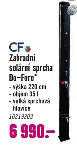 Hornbach Zahradní solární sprcha Do-Foro nabídka