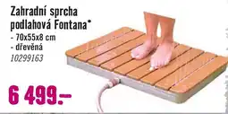 Hornbach Zahradní sprcha podlahová Fontana nabídka