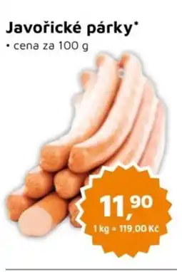 Můjobchod Javořické párky nabídka