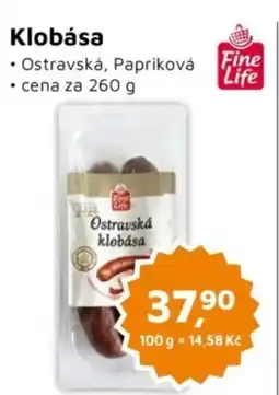 Můjobchod Klobása nabídka