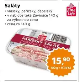 Můjobchod Saláty nabídka