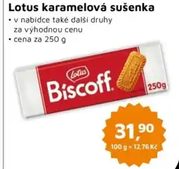Můjobchod Lotus karamelová sušenka nabídka