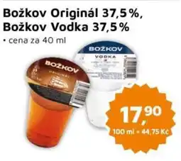 Můjobchod Božkov Originál 37,5%, Božkov Vodka 37,5% nabídka