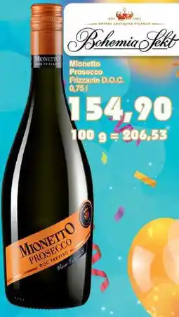 Jip Mionetto Prosecco Frizzante D.O.C. 0,75l nabídka