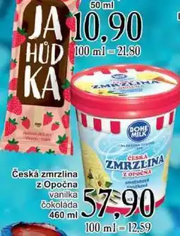 Jip Česká zmrzlina z Opočna vanilka čokoláda 460 ml nabídka