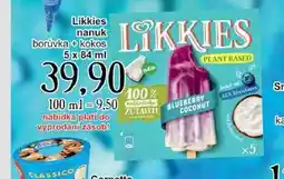 Jip Likkies nanuk borůvka + kokos 5 x 84 ml nabídka