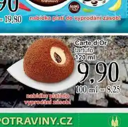 Jip Carte d'Or tartufo 120 ml nabídka