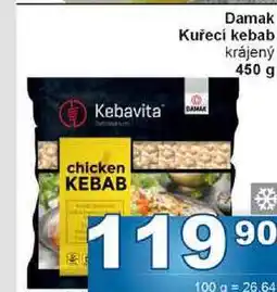 Jip Damak Kuřecí kebab krájený 450 g nabídka