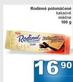 Jip Rodinné polomáčené kakaové mléčné 100 g nabídka