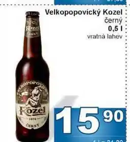 Jip elkopopovický Kozel černý 0,5l nabídka