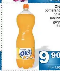 Jip Olé pomeranč cola malina grep 2l nabídka