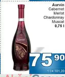 Jip Aurvin Cabernet Merlot Chardonnay Muscat 0,75l nabídka