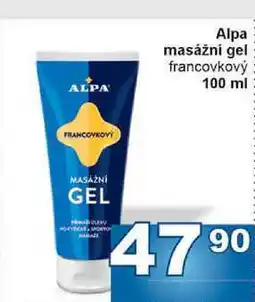 Jip Alpa masážní gel francovkový 100 ml nabídka