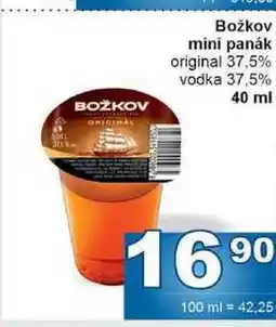 Jip Božkov mini panák original 37,5% 40ml nabídka