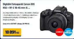 Datart Digitální fotoaparát Canon EOS nabídka
