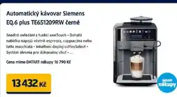 Datart Automatický kávovar Siemens EQ.6 plus TE651209RW černé nabídka