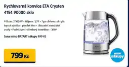 Datart Rychlovarná konvice ETA Crysten 4154 90000 sklo nabídka
