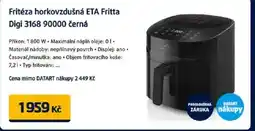 Datart Fritéza horkovzdušná ETA Fritta Digi 3168 90000 černá nabídka