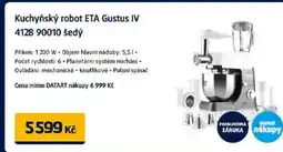 Datart Kuchyňský robot ETA Gustus IV 4128 90010 šedý nabídka
