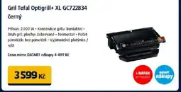 Datart Gril Tefal Optigrill+ XL GC722834 černý nabídka