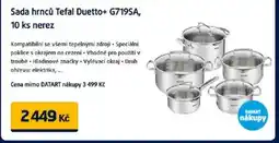 Datart Sada hrnců Tefal Duetto+ G719SA, 10 ks nerez nabídka