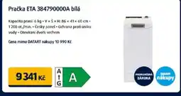 Datart Pračka ETA 384790000A bílá nabídka