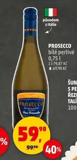 Penny Market PROSECCO bílé perlivé, 0,75 l nabídka