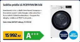 Datart Sušička prádla LG RC81V9AV3N bílá nabídka