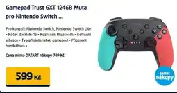 Datart Gamepad Trust GXT 1246B Muta pro Nintendo Switch nabídka