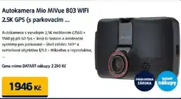 Datart Autokamera Mio MiVue 803 WIFI 2.5K GPS (s parkovacím nabídka