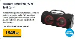 Datart Přenosný reproduktor JVC XS- E643 černý nabídka