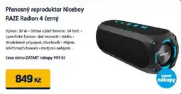 Datart Přenosný reproduktor Niceboy RAZE Radion 4 černý nabídka