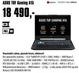 COMFOR ASUS TUF Gaming A15 nabídka