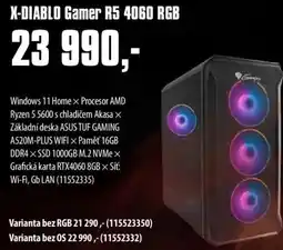 COMFOR X-DIABLO Gamer R5 4060 RGB nabídka