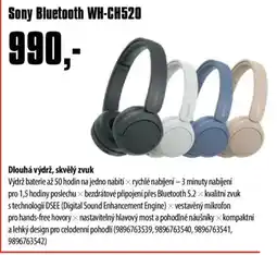 COMFOR Sony Bluetooth WH-CH520 nabídka