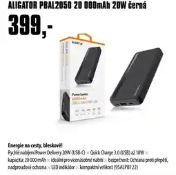 COMFOR ALIGATOR PBAL2050 20 000mAh 20W černá nabídka