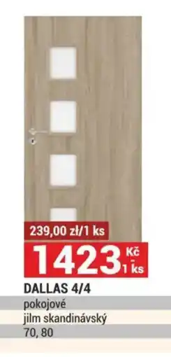 Merkury Market DALLAS 4/4 pokojové jilm skandinávský 70,80 nabídka