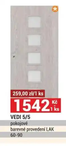 Merkury Market VEDI 5/5 pokojové barevné provedení LAK 60-90 nabídka