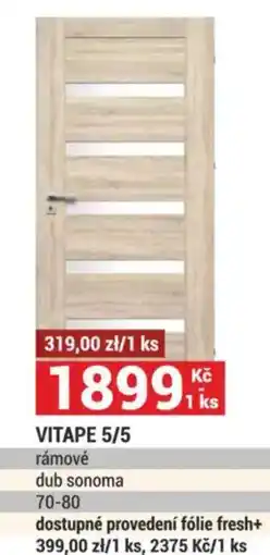 Merkury Market VITAPE 5/5 rámové dub sonoma 70-80 nabídka
