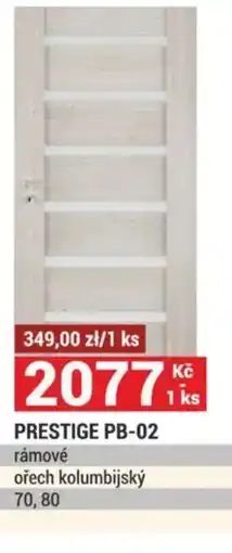 Merkury Market PRESTIGE PB-02 rámové ořech kolumbijský nabídka