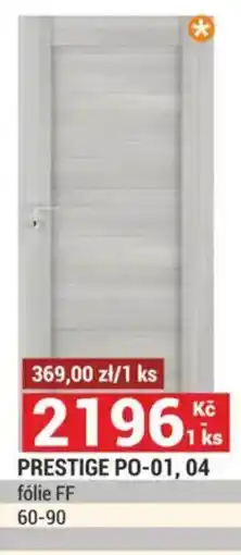 Merkury Market PRESTIGE PO-01, 04 fólie FF 60-90 nabídka