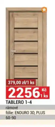 Merkury Market TABLERO 1-4 rámové fólie: ENDURO 3D, PLUS nabídka