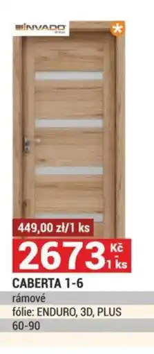 Merkury Market CABERTA 1-6 rámové fólie: ENDURO, 3D, PLUS nabídka