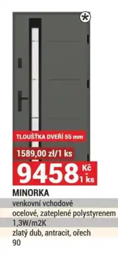 Merkury Market MINORKA venkovní vchodové nabídka