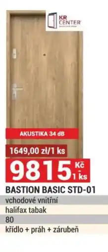 Merkury Market BASTION BASIC STD-01 vchodové vnitřní halifax tabak nabídka
