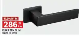 Merkury Market KLIKA ZEN SLIM rozeta fit, černá nabídka