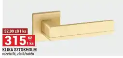 Merkury Market KLIKA SZTOKHOLM rozeta fit, zlatá/satén nabídka