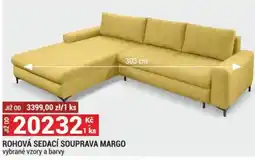 Merkury Market Rohová sedací souprava margo nabídka