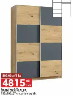 Merkury Market Šatní skříň alfa nabídka